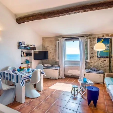 Lägenhet A9 - 1 Bdr Fantastic Sea View Remparts Old - Ac Antibes